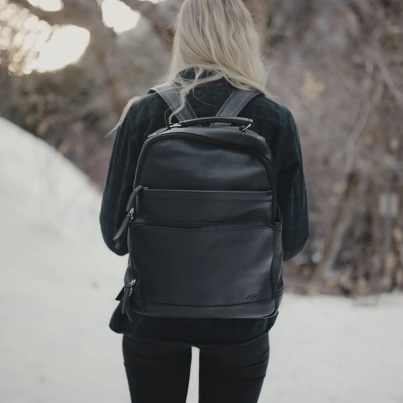 Katmai Leather Backpack - Picture 2 of 7